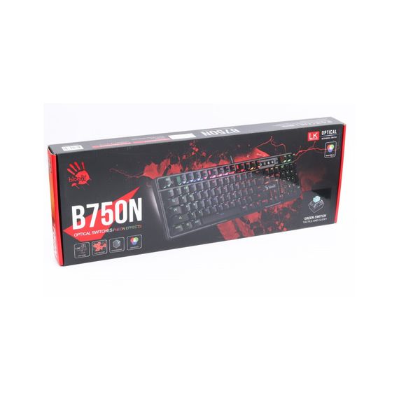 Клавіатура A4Tech Bloody B750N USB Black | Зображення 2