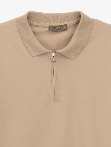 Футболка однотонна чоловіча GENUA G01215-0008 XL Бежевий shop (2000999632860) | Зображення 1