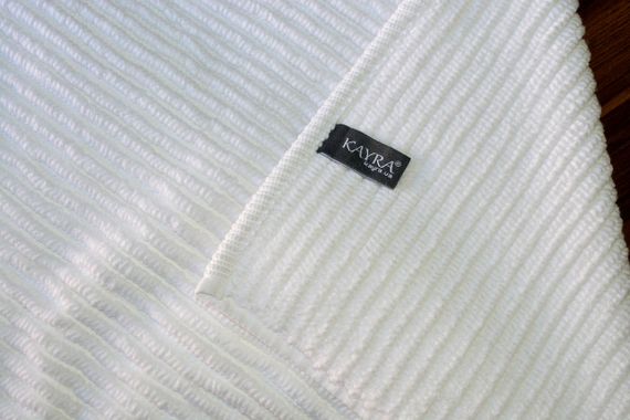 Рушник-килимок  LUX-1 Kayra 70х110 см для ніг білий | Зображення 2