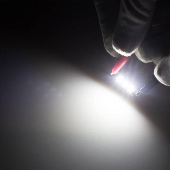 Світлодіодна Софітні Автолампа (C5W С10W) 42mm 6-3030 SMD canbus Samsung | Зображення 2