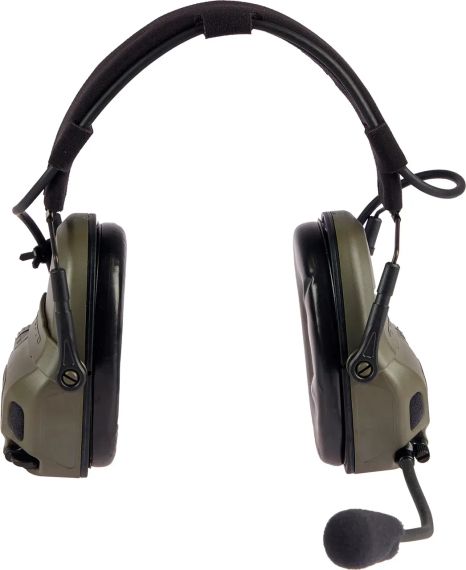 Активні навушники Ops-Core AMP Communication Headset-Connectorized. Верхній тримач. Ranger Green | Зображення 1