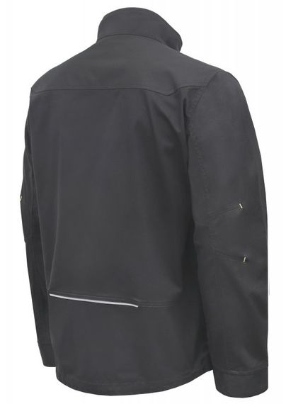 Куртка робоча Hoegert REETZ HT5K823-2XL 58% бавовна, 40% поліестер, 2% еластан чорна, 2XL (56) | Зображення 1