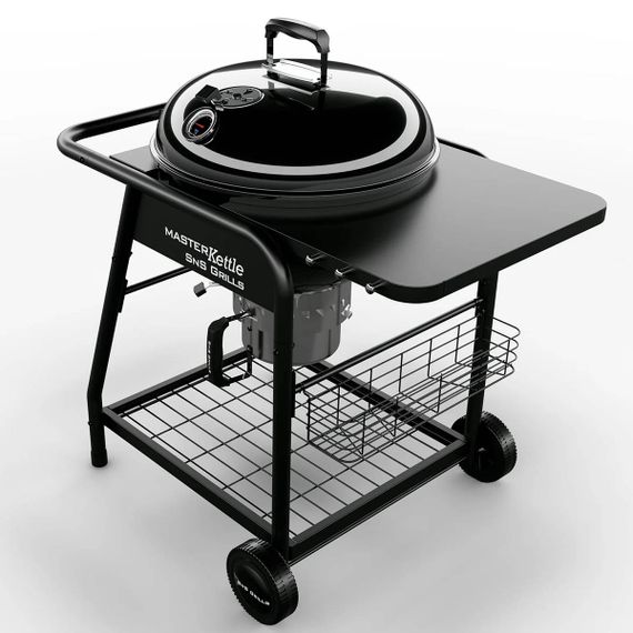 Вугільний гриль Slow and Sear Master Kettle 57 см + кошик Deluxe SNS-MK Код: 013143 | Зображення 1