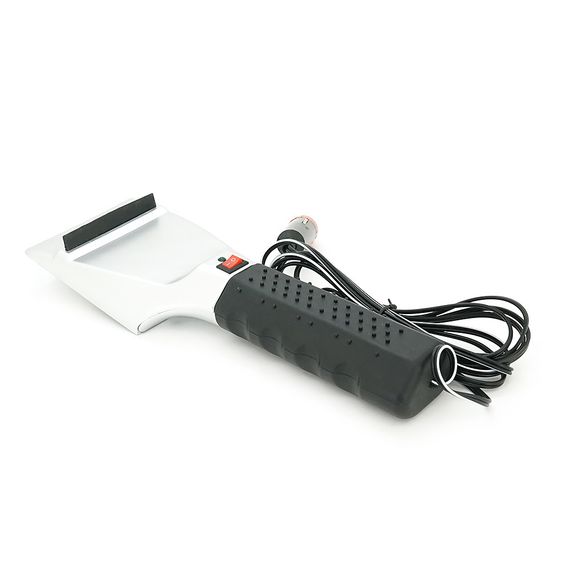 Автомобильный скребок с подогревом, питание от прикуривателя 12V, 20W, 20x10см | Зображення 1