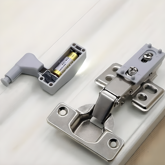 Світлодіодне LED підсвічування для шаф на меблеві петлі warm light | Зображення 4