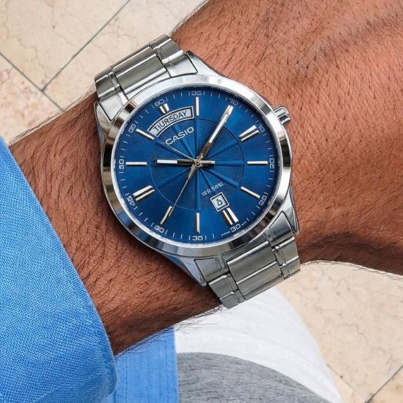 Чоловічий годинник Casio MTP-1381D-2A | Зображення 2