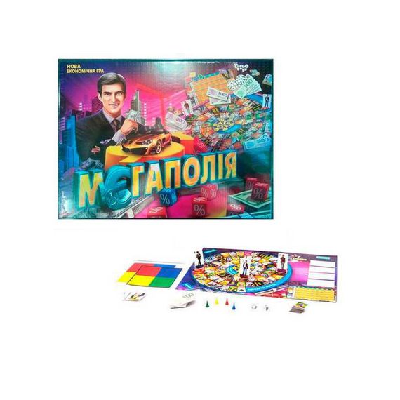 Настольная экономическая игра "Мегаполия" DTG6U украинский язык, от 2 до 4 игроков | Зображення 2