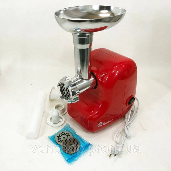 Мясорубки профессиональные Domotec, Мясорубки с соковыжималкой и шинковкой, Мясорубка 2000 вт LP-40 | Зображення 1