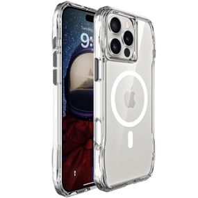Чехол TPU Space Octagon with MagSafe для Apple iPhone 16 Pro Max (6.9") Clear