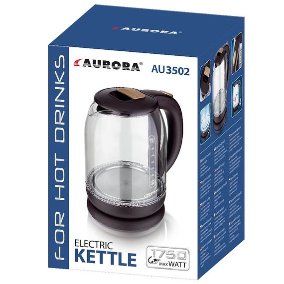 Чайник електричний Aurora 3502AU 1750 Вт | Зображення 3