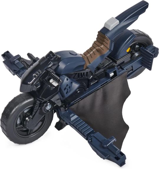 Оригинал DC Comics Batman Adventures Batcycle & Batglider Бэтмен большой 36 см Бэтцикл и Бэтпланер 2-в-1 | Зображення 1