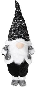 М'яка іграшка «Гном Black&White» 35х26х97см в пайєтках