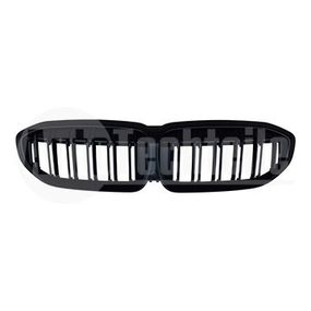 Решетка радиатора BMW 3 G20/G21 19- (мат. чёрн. двойная. с отв. камеры), AutoTechteile, 706 5169, 706 5168