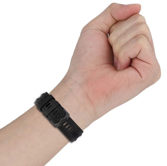 Силіконовий ремінець Primolux для смарт-годинника Amazfit T-Rex Ultra (A2142) - Black | Зображення 6