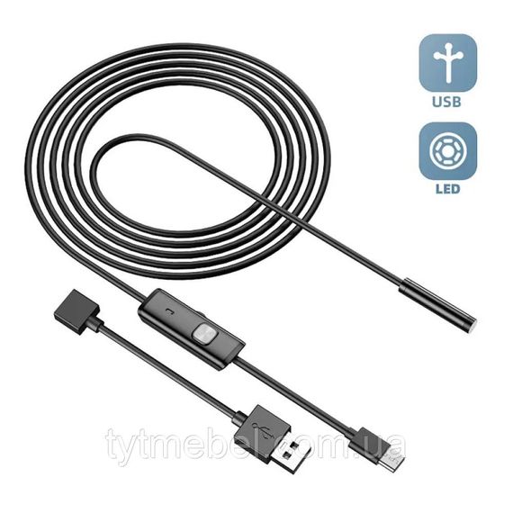 Эндоскоп камера USB для телефона Android | Зображення 1