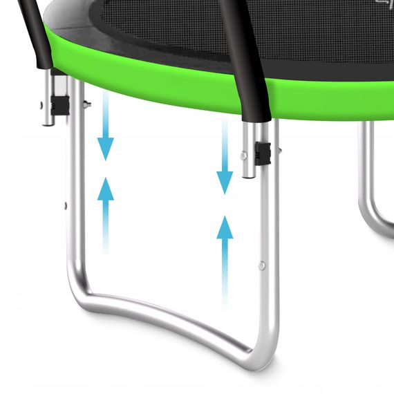 Батут із внутрішньою сіткою 4FIZJO PRO 16FT 496 см Black/Green (P-5907739319241) | Зображення 2