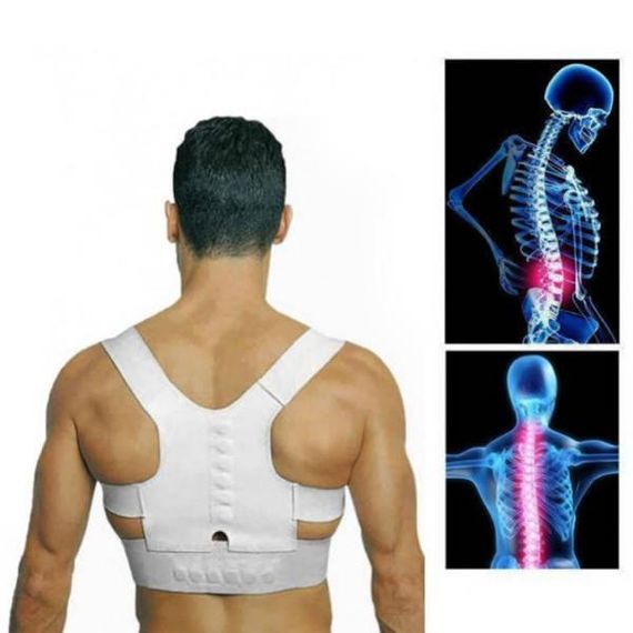 Ортопедический корректор для выравнивания осанки Power Magnetic Posture Sport S