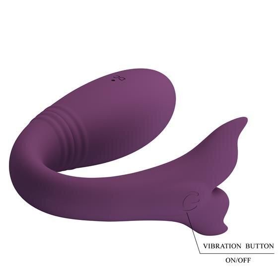 Вібратор - Pretty Love Jayleen Stimulator Dark Purple (App) Sex Aura | Зображення 3