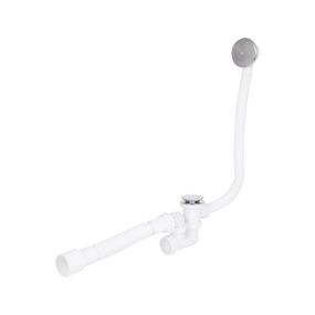 Сифон для ванни Lidz (WHI) 60 03 V002 02 з ревізією (вихід 50 мм)