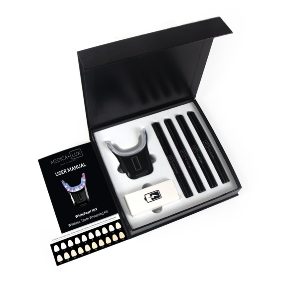 Отбеливающая капа для зубов MEDICA+ WhitePearl 10X (Japan)(Black)