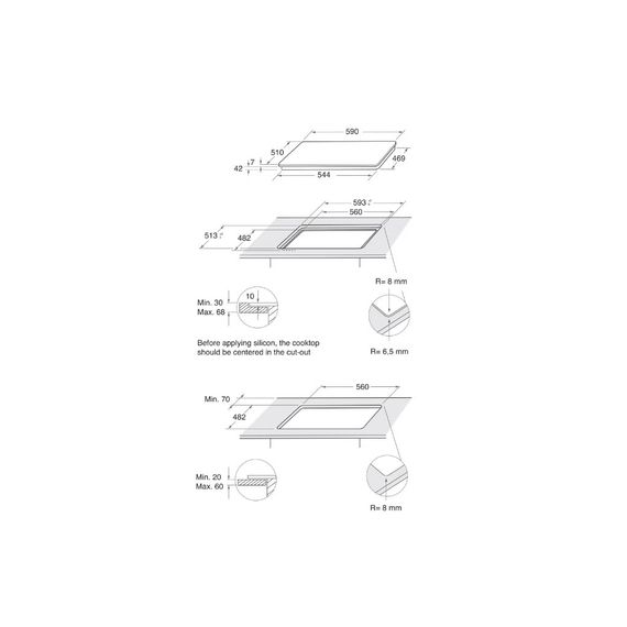 Варочная поверхность Whirlpool GOFL629S | Зображення 6