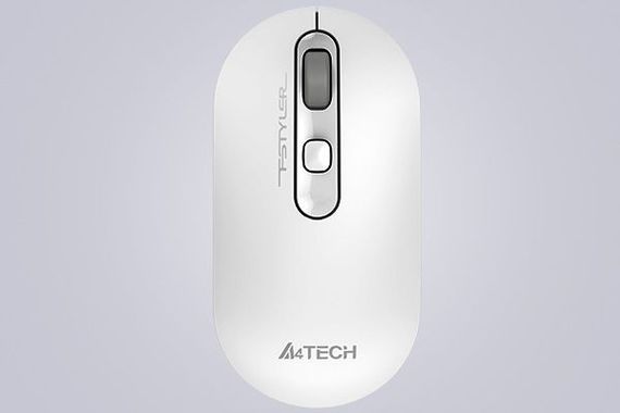Миша бездротова A4Tech Fstyler FG20 (White),  USB, колір білий