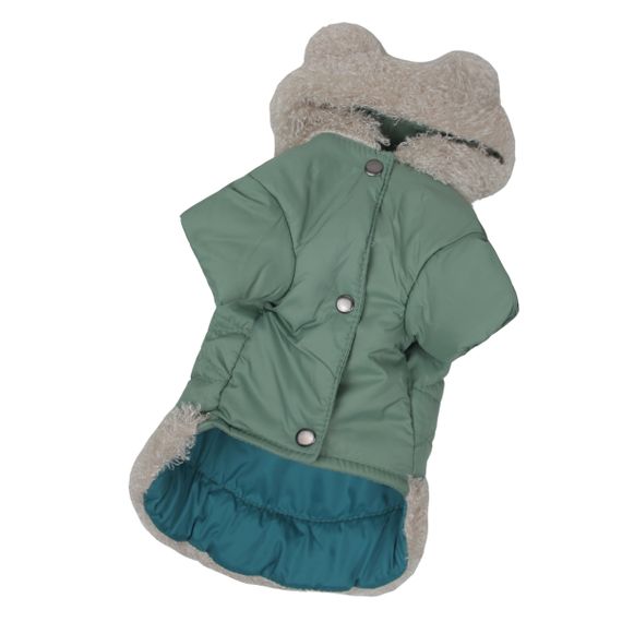 Куртка з хутром м'ята K-68 | Зображення 1