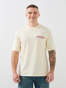 Футболка з принтом чоловіча GENUA G01222-0023 L Вершковий shop (2000999391989)