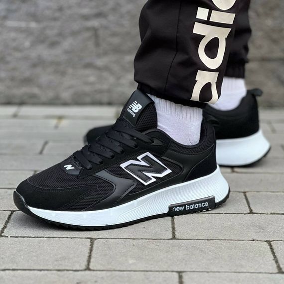 Кросівки New Balance весна-літо колір чорний, білий | Зображення 2