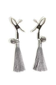Затискачі для сосків Art of Sex Nipple Clamps Barocco Tassels Сріблясті