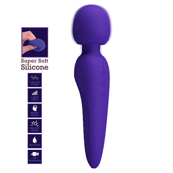 Вібромасажер - Pretty Love Meredith Massager Purple | Зображення 1