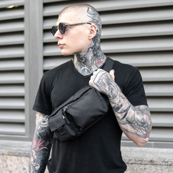 Сумка на пояс, Топова чоловіча бананка, Універсальна сумка для чоловічого поясу Бананка YD-35 | Зображення 5