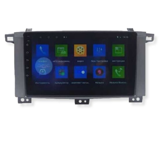 Штатна автомагнітола Тoyota Land Cruiser 100 2005 (10") +CAN Android 10.1 (4/32) чорний (MER-14134_5616) | Зображення 4