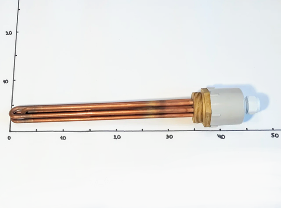 Блок ТЭНов 7500W с резьбой 2" 220V | Зображення 2