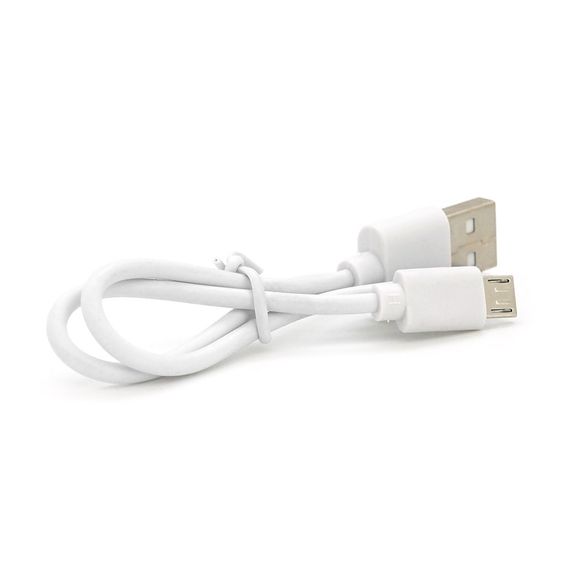 Кабель USB 2.0 (AM/Miсro 5 pin) 0, 3 м, білі | Зображення 1