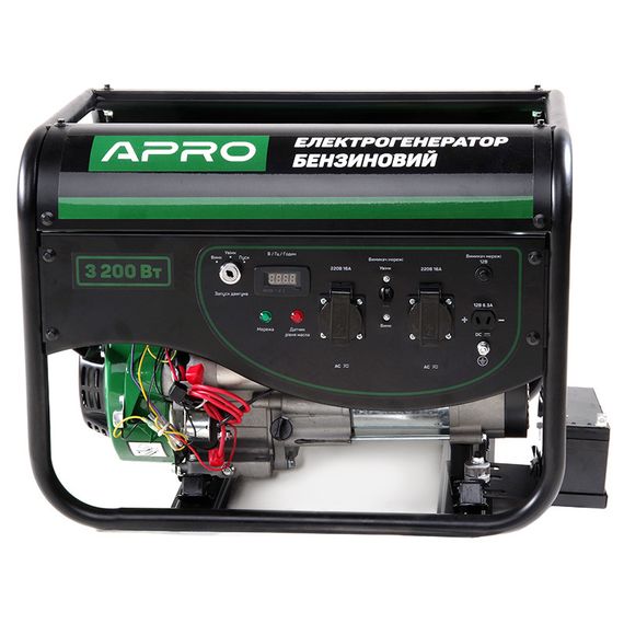 Генератор бензиновий 4-тактний 3.0/3.2 кВт (електро запуск) APRO 8521051 | Зображення 1