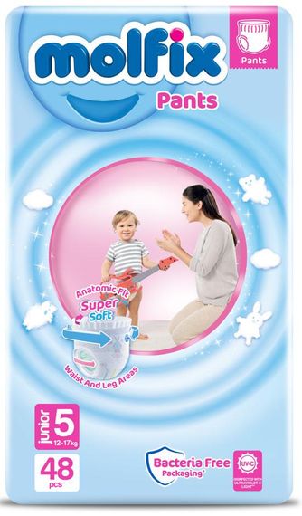 Підгузки-трусики для дітей Molfix Jumbo 5 junior 11-18 кг 48 шт
