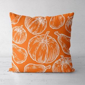 Подушка декоративная Soft Яркие тыквы 45x45 см (45PST_23O001)