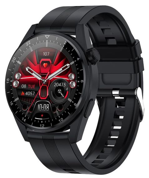 Смарт годинник Smart Watch XO-W3Pro+ розумний годинник спортивний чоловічий Bluetooth Call Track HeartRate Чорний | Зображення 1