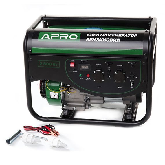 Генератор бензиновый 4-х тактный 2.5/2.8 кВт (ручной запуск) APRO | Зображення 2