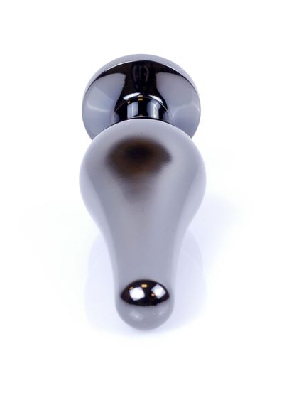 Анальна пробка - Jewellery Dark Silver Long Plug Pink | Зображення 2