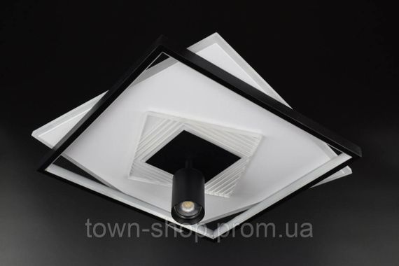 Люстра потолочная LED с пультом X088/500 Черный 10х46х46 см.