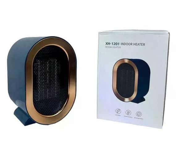 Керамічний обігрівач AIR HEATER 1200W • Настільний тепловентилятор 800/1200 Вт з PTC-нагрівачем і захистом від перегріву | Зображення 4