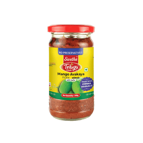 Пікулі Манго Авакайя з часником  300г Telugu Foods 8906081380142