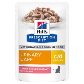 Корм Hill's Prescription Diet c/d Multicare вологий з лососем для котів із захворюваннями сечостатевих шляхів 85 гр