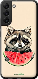 Чохол на Samsung Galaxy S22 Plus Єнотик з кавуном "4605b-2495-2448"