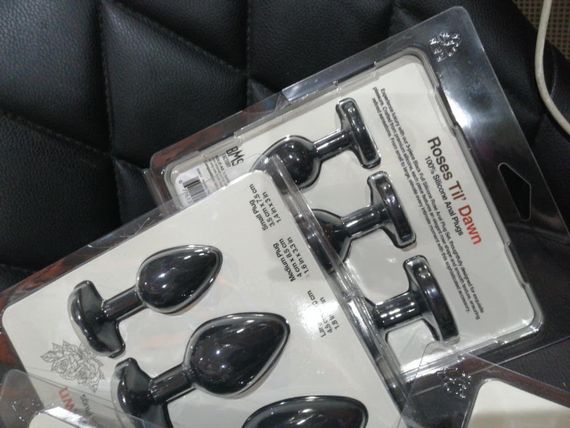 Набір силіконових анальних пробок BMS Roses Til’ Dawn Silicone Anal Plug Kit (пошкоджене паковання!!!) Sex Aura | Зображення 1