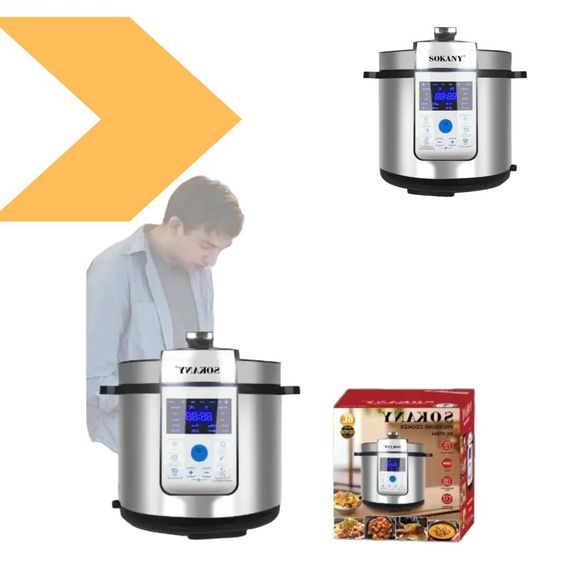 Мультиварка-скороварка з антипригарним покриттям XPRO SK-07044 (45287-SK-07044_2308) | Зображення 1