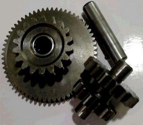 Шестерні КПП  мотоцикл  4T CG125/150 (+вал)