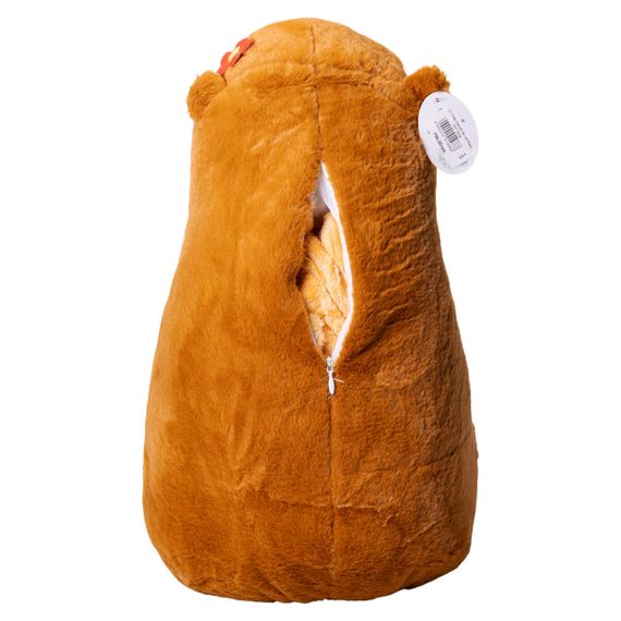 М'яка іграшка-плед, подушка 3 в 1 Капібара Коричневий Colorful Home 509-4B | Зображення 2